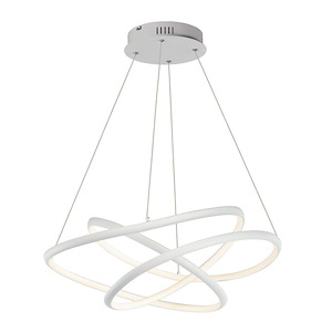Twisted-83W 1 LED Pendant-31.5 Inches wide by 11.75 inches high