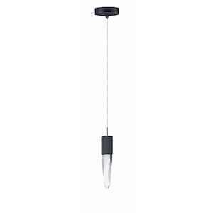 Quartz-6W 1 LED Pendant-4.75 Inches wide by 17.25 inches high - 821160