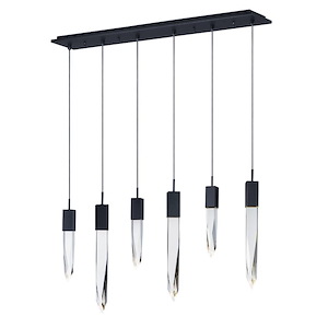 Quartz-36W 6 LED Pendant-39.25 Inches wide by 21 inches high