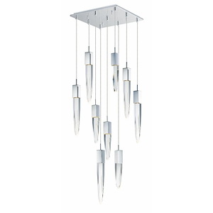 Quartz-54W 9 LED Pendant-15.75 Inches wide by 21 inches high - 821159