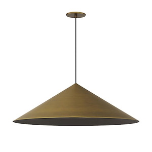 Pitch - 9W 1 LED Pendant-9 Inches Tall and 29.5 Inches Wide