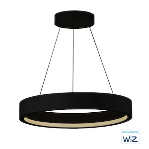 iCorona WiZ - 50W 1 LED Flush Mount-4 Inches Tall and 27.75 Inches Wide