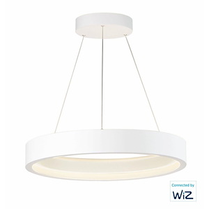 iCorona WiZ - 50W 1 LED Flush Mount-4 Inches Tall and 27.75 Inches Wide - 1309551