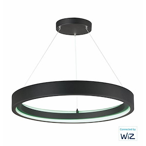 iCorona WiZ - 60W 1 LED Flush Mount-4 Inches Tall and 35.5 Inches Wide - 1309552