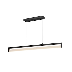Crossbar - 50W 1 LED Pendant-3.75 Inches Tall and 48 Inches Length