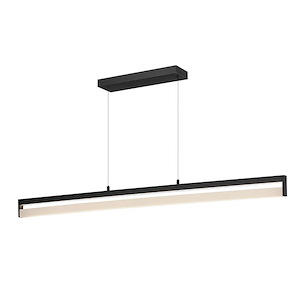 Crossbar - 65W 1 LED Pendant-3.75 Inches Tall and 60 Inches Length
