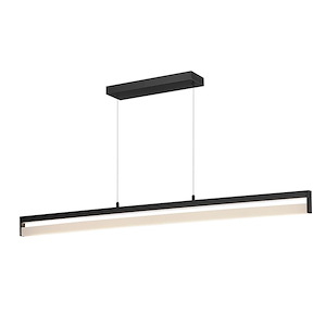 Crossbar - 65W 1 LED Pendant-3.75 Inches Tall and 60 Inches Length