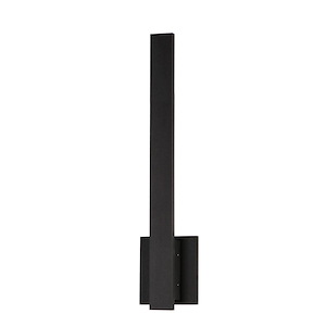 Alumilux Line - 9W 1 LED Outdoor Wall Mount-18 Inches Tall and 4.5 Inches Wide