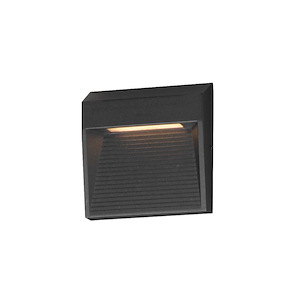 Steppes - 10W 1 LED Outdoor Wall Mount-4.75 Inches Tall and 4.75 Inches Wide