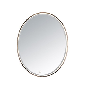 Mirror-22W 1 LED Oval Mirror-23.75 Inches wide by 29.5 inches high