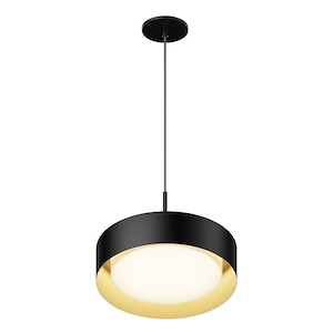 Echo - 20W 1 LED Pendant-10 Inches Tall and 13 Inches Wide