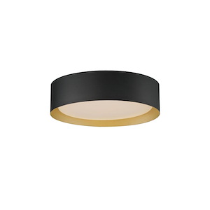 Echo - 25W 1 LED Flush Mount-4.25 Inches Tall and 16 Inches Wide
