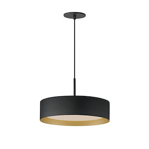 Echo - 25W 1 LED Pendant-10.75 Inches Tall and 16 Inches Wide