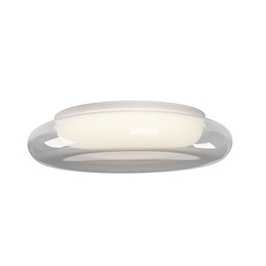 Bubble - 24W 1 LED Flush Mount-4 Inches Tall and 18 Inches Wide - 1311225