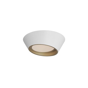 Slant - 12W 1 LED Flush Mount-12 Inches Tall and 12 Inches Wide