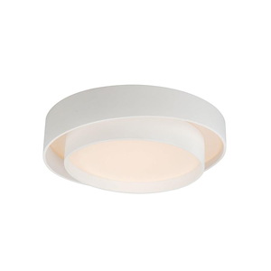 Ziggurat - 63W 1 LED Flush Mount-4.75 Inches Tall and 19.75 Inches Wide - 1311229