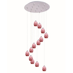 Swirl 13-Light RapidJack Pendant and Canopy - 327450