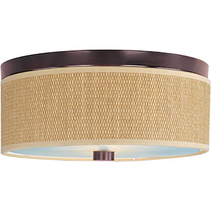 Elements-2 Light Flush Mount in European style-14 Inches wide by 6.25 inches high