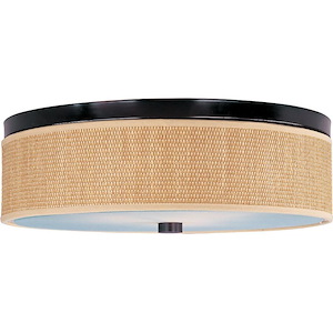 Elements-3 Light Flush Mount in European style-20 Inches wide by 6.25 inches high