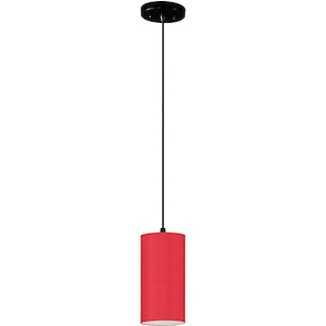 Elements-One Light Mini-Pendant with Cord-5.25 Inches wide by 9.75 inches high