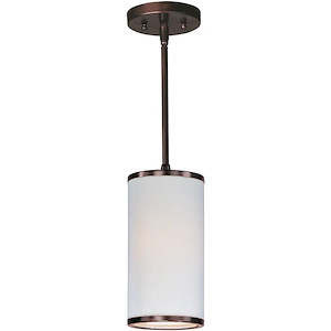 Elements-One Light Mini-Pendant with Stem-5.25 Inches wide by 9.75 inches high