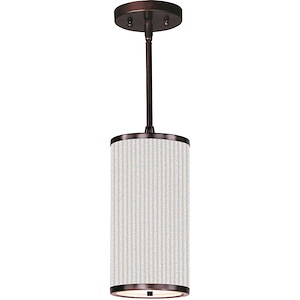 Elements-One Light Mini-Pendant with Stem-6.25 Inches wide by 13.75 inches high