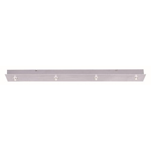 RapidJack-Four Light Linear Canopy-34.5 Inches wide by 2.5 inches high