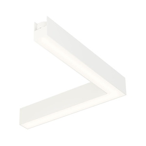 Continuum - 15W 1 LED Corner 90 Track Light-1.5 Inches Tall and 9 Inches Wide - 1311253