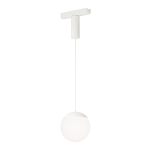 Continuum Track - 5W 1 LED Snowball Pendant-4.75 Inches Tall and 4.75 Inches Wide - 1342835