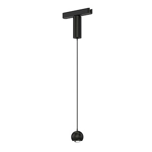 Continuum Track - 5W 1 LED Sphere Pendant-2.25 Inches Tall and 2 Inches Wide