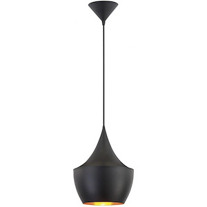 Piquito - 1 Light Pendant - 9.5 Inches Wide by 11 Inches High