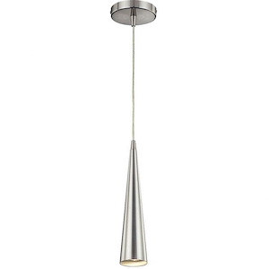 Sliver - 1 Light Small Pendant - 2.75 Inches Wide by 12 Inches High