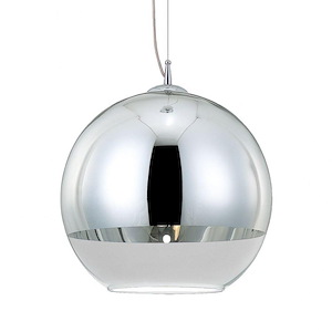 Chromos - 1 Light Medium Pendant - 12 Inches Wide By 12 Inches High - 1212283