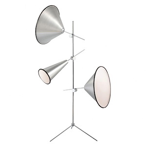 Manera - 3 Light Floor Lamp - 43.25 Inches Wide By 72.75 Inches High