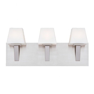 Anglo - 3 Light Bath Bar - 19 Inches Wide by 8 Inches High