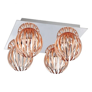 Cosmo - 4 Light Flush Mount