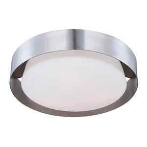 Saturn - 3 Light Flush Mount - 15.5 Inches Wide by 4.75 Inches High