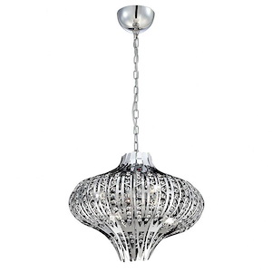 Monica Chandelier 6 Light - 19.5 Inches Wide By 13.75 Inches High