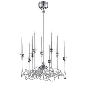 Candela Chandelier 9 Light - 22.75 Inches Wide By 22 Inches High
