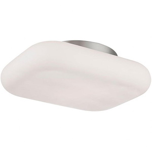 Alma - 16W 2 LED Flush Mount - 10.5 Inches Wide by 4 Inches High