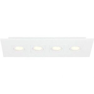 Venue - 36W 4 Led Linear Flush Mount - 9.5 Inches Wide By 2.25 Inches High