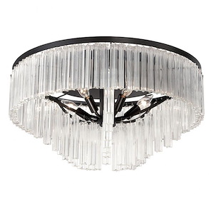 Ziccardi - 5 Light Flush Mount - 24 Inches Wide By 12 Inches High