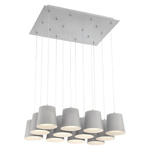 Borto Chandelier 12 Light - 20 Inches Wide by 8.25 Inches High