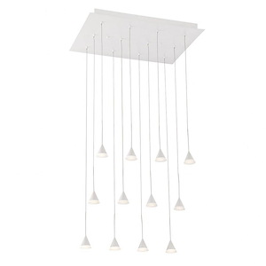 Albion Chandelier 12 Light - 18.5 Inches Wide by 6.75 Inches High
