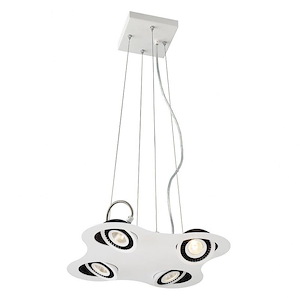 Vision - 20W 4 Led Pendant - 14.25 Inches Wide By 14.25 Inches High