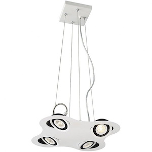 Vision - 20W 4 Led Pendant - 14.25 Inches Wide By 14.25 Inches High