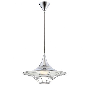 Windsor - 1 Light Pendant - 17.75 Inches Wide by 11.25 Inches High