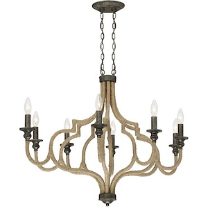 Corda - 8 Light Chandelier