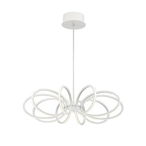 Tela Pendant 1 Light - 25 Inches Wide by 6.25 Inches High