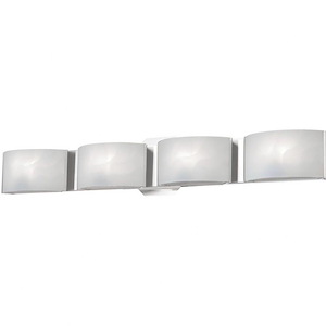 Dakota 4 Light Bath Vanity Approved for Damp Locations - 27 Inches Wide by 4.75 Inches High - 514960